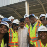 Presidente conoce avances de la Estación Depuradora de Aguas Residuales del río Ozama