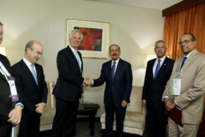 Presidente Medina se reúne con ejecutivos de Citibank en Perú