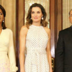 Danilo Medina y Cándida Montilla de Medina reciben a reina Letizia de España en el Palacio Nacional. Ofrecen almuerzo en su honor