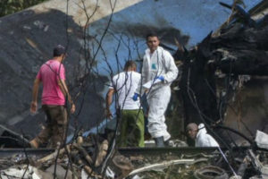 Cuba recuperó una caja negra «en buenas condiciones» del avión accidentado