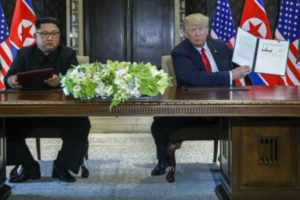 Kim y Trump de acuerdo en acciones simultáneas para paz y desnuclearización