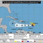 Isaac se debilita a depresión tropical; provocará lluvias y tormentas eléctricas desde esta tarde