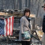 Donald Trump visita Paradise, una ciudad de California devastada por el fuego