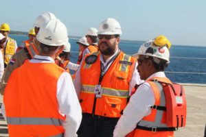 Autoridad Portuaria recibe primer barco de carbón mineral en el Puerto de Punta Catalina