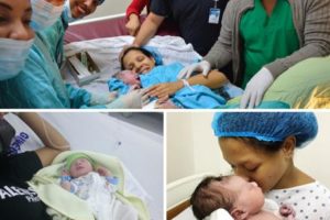 Dos niñas y un niño: los primeros bebés del año nacidos en tres maternidades del Gran Santo Domingo
