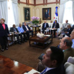 Presidente Medina se reúne con responsables recursos hídricos y meteorología para dar seguimiento a sequía