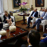 Presidente Medina recibe a inversionistas estadounidenses interesados en Puerto Manzanillo