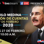 Un total de 616 canales, emisoras y diarios digitales, transmiten rendición de cuentas del presidente Medina