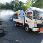 MOPC descontamina pueblos y ciudades para evitar propagación Covid-19