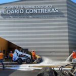 Higienizan el Darío Contreras y otros 20 hospitales