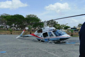 Helicóptero aterriza de emergencia en San Félix, estado Bolívar