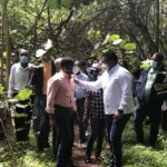 Senador Franlkin Rodríguez realiza recorrido en Nigua; destaca potencial turístico