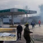 Un niño y un adulto muertos por incendio que afecta de planta gas en Licey al Medio