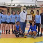 Reconocen a la atleta de Voleibol María Uben por su destacada trayectoria en la selección nacional