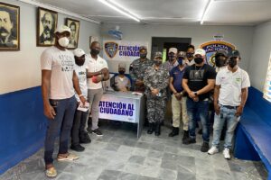 Fundación  Rency Designs realiza nuevas donaciones y remozamiento a dotación policial Andrés, Boca Chica