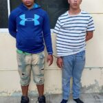 Policía Nacional detiene dos individuos atacaron una patrulla motorizada en Santiago