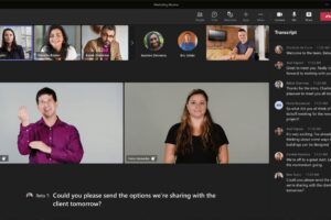 Microsoft lanza la vista de lengua de señas para las reuniones de Teams