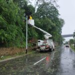 CUED informa EDE reparan en tiempo récord averías provocadas por Tormenta Franklin
