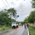 Edeeste informa 350 brigadas atienden impactos Tormenta Franklin; 25 circuitos afectados en cinco horas