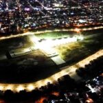 Edeeste ilumina inmediaciones monumento Faro a Colón