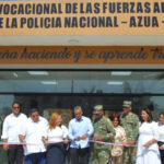 Inauguran escuela vocacional de FF. AA. y PN