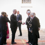 Presidente Abinader llega a la sede del Vaticano para su audiencia privada con el papa Francisco
