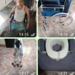 Grupo Soluciones para Colaboradores de la Prensa de RD y Funbide donan silla de ruedas y utensilios al paciente Rodríguez Carrasco