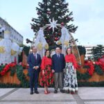 Banco Central enciende su tradicional árbol de Navidad