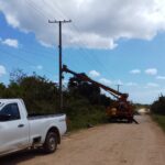 Edeeste evita caída poste del tendido eléctrico en los Dodgers municipio de Guerra