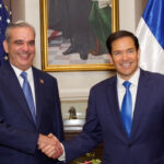 Presidente Abinader y secretario de Estado, Marco Rubio, abordan crisis haitiana en reunión bilateral en Washington