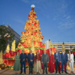 BCRD celebra su tradicional encendido del Belén y del árbol navideño