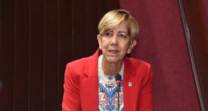 Senadora Ginette Bournigal sostiene presidente Abinader debe sustituir de primero al director ejecutivo del Intrant